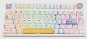 NJ80 AP Wireless Mechanical Keyboard Bluetooth RGB Hot Swap Programmable Knob